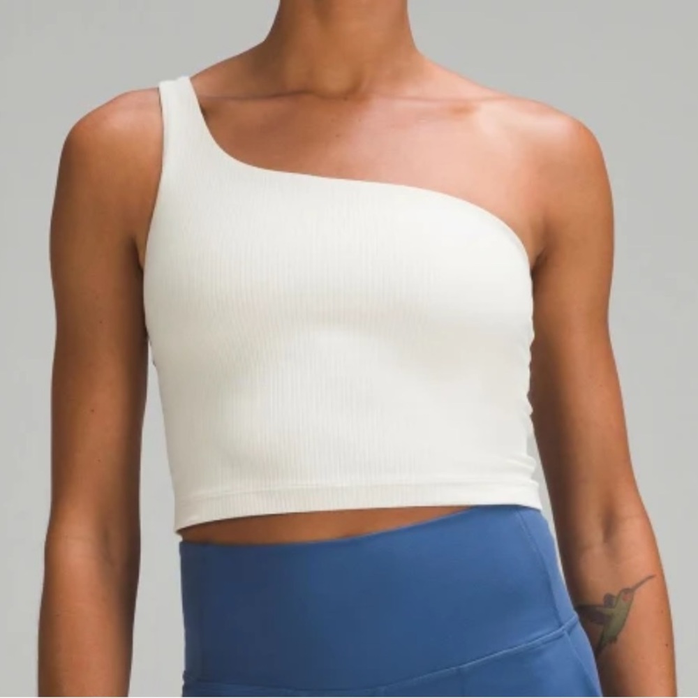Lululemon Ribbed Nulu Asymmetrical Yoga Tank Top